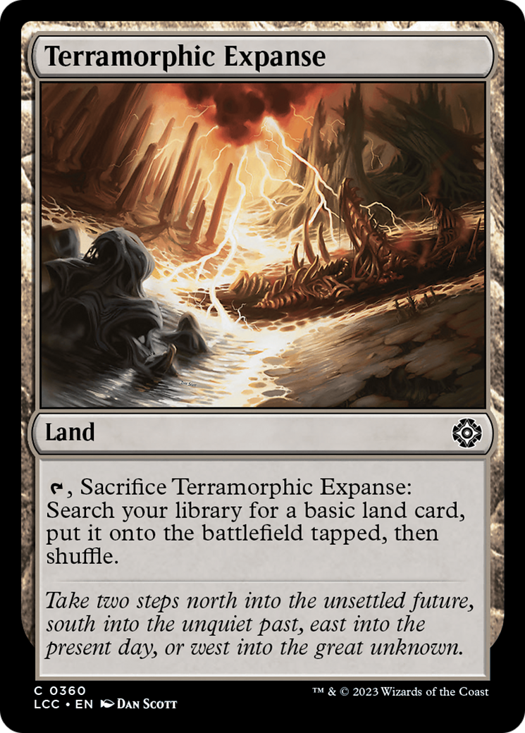 Terramorphic Expanse [The Lost Caverns of Ixalan Commander] | Deep Dive Games St. Marys