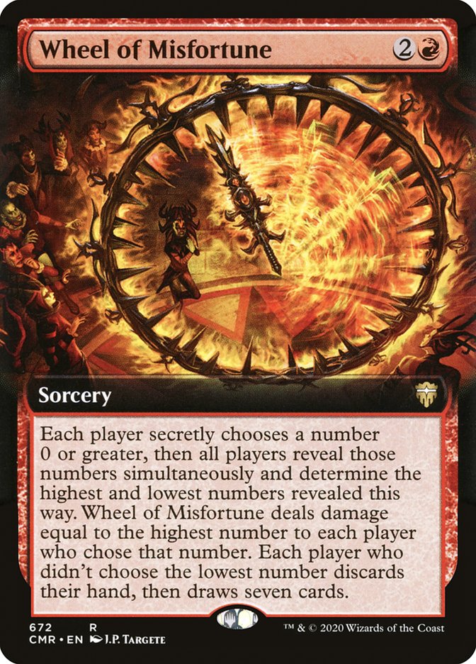 Wheel of Misfortune (Extended Art) [Commander Legends] | Deep Dive Games St. Marys