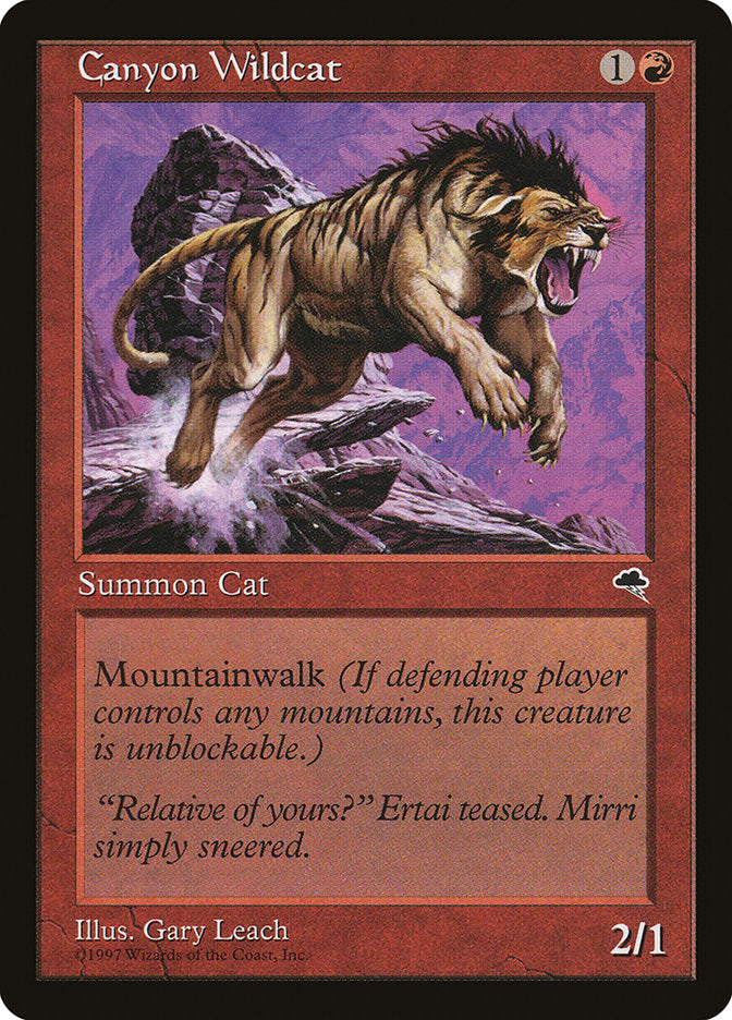 Canyon Wildcat [Tempest] | Deep Dive Games St. Marys