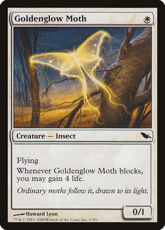 Goldenglow Moth [Shadowmoor] | Deep Dive Games St. Marys