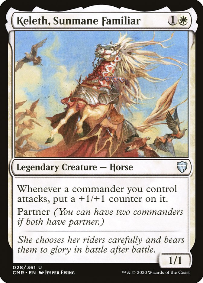Keleth, Sunmane Familiar [Commander Legends] | Deep Dive Games St. Marys