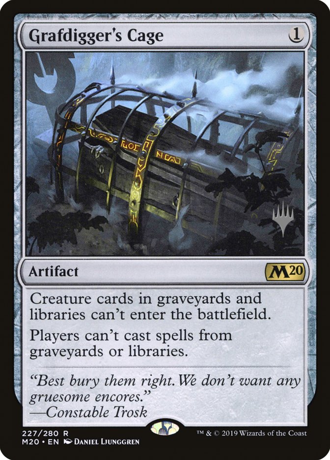 Grafdigger's Cage (Promo Pack) [Core Set 2020 Promos] | Deep Dive Games St. Marys