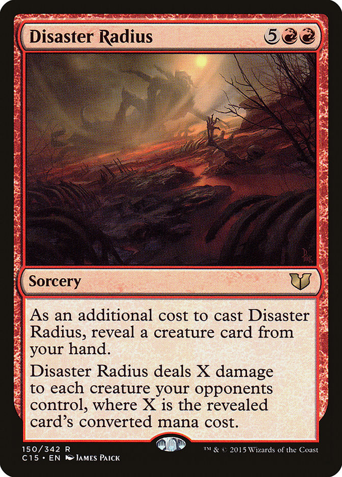 Disaster Radius [Commander 2015] | Deep Dive Games St. Marys
