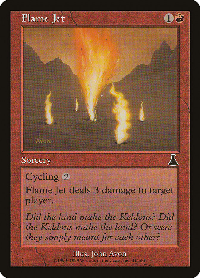 Flame Jet [Urza's Destiny] | Deep Dive Games St. Marys