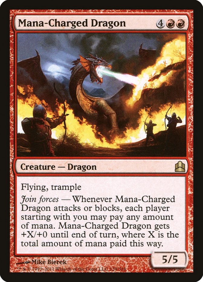 Mana-Charged Dragon [Commander 2011] | Deep Dive Games St. Marys