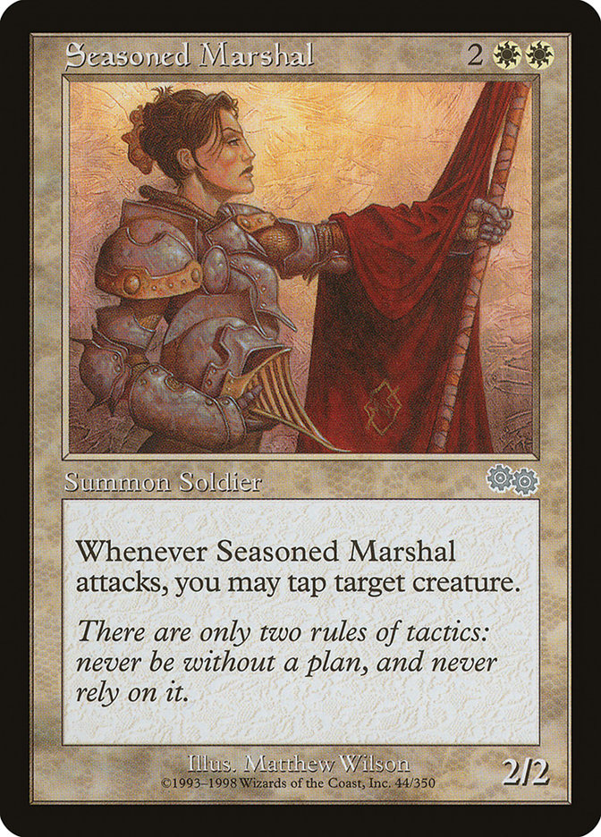 Seasoned Marshal [Urza's Saga] | Deep Dive Games St. Marys