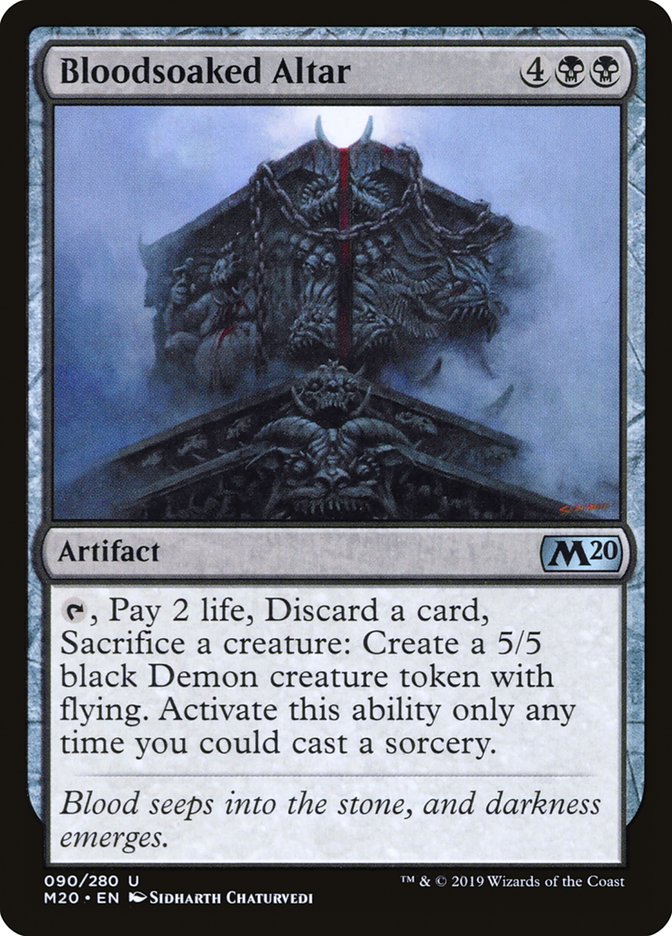 Bloodsoaked Altar [Core Set 2020] | Deep Dive Games St. Marys