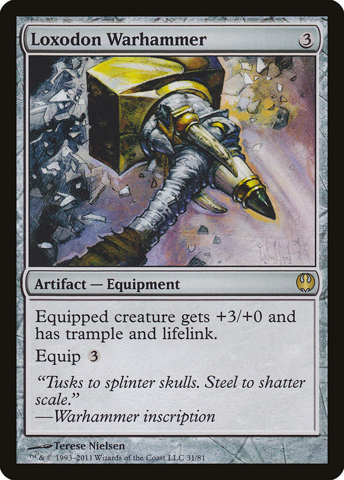 Loxodon Warhammer [Duel Decks: Knights vs. Dragons] | Deep Dive Games St. Marys