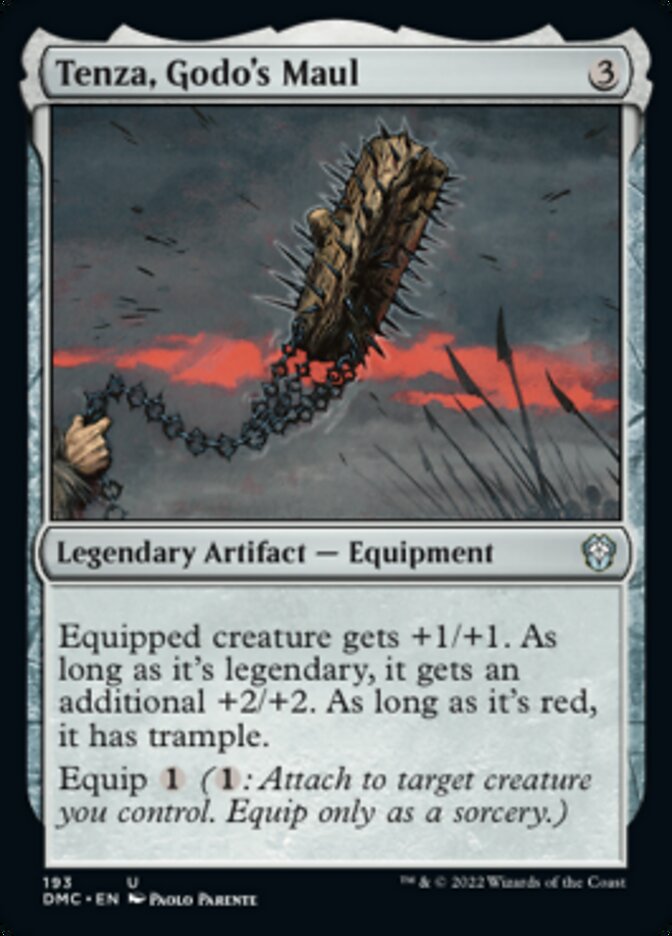 Tenza, Godo's Maul [Dominaria United Commander] | Deep Dive Games St. Marys