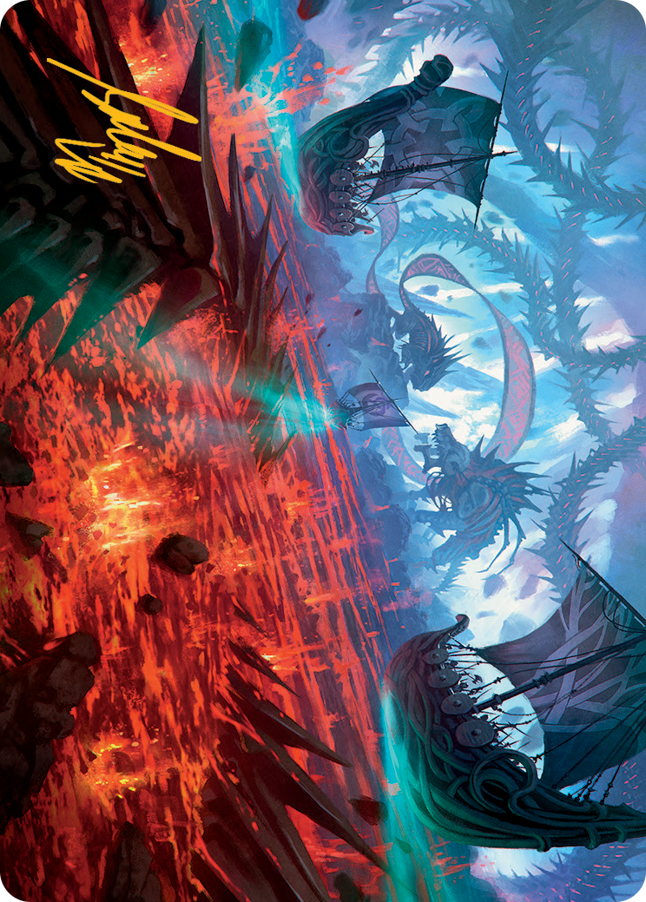Invasion of Kaldheim Art Card (Gold-Stamped Signature) [March of the Machine Art Series] | Deep Dive Games St. Marys