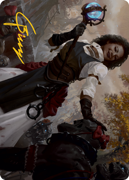 Skaab Wrangler Art Card (Gold-Stamped Signature) [Innistrad: Midnight Hunt Art Series] | Deep Dive Games St. Marys