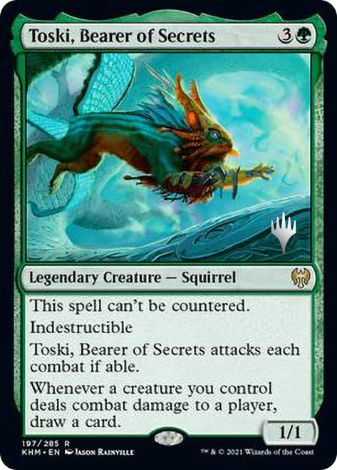 Toski, Bearer of Secrets (Promo Pack) [Kaldheim Promos] | Deep Dive Games St. Marys