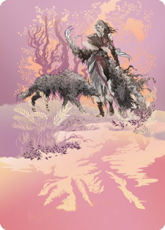Arlinn, the Pack's Hope 2 Art Card [Innistrad: Midnight Hunt Art Series] | Deep Dive Games St. Marys