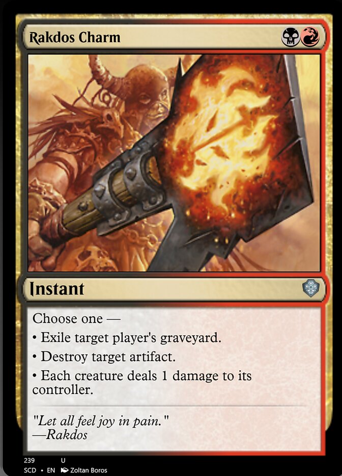 Rakdos Charm [Starter Commander Decks] | Deep Dive Games St. Marys