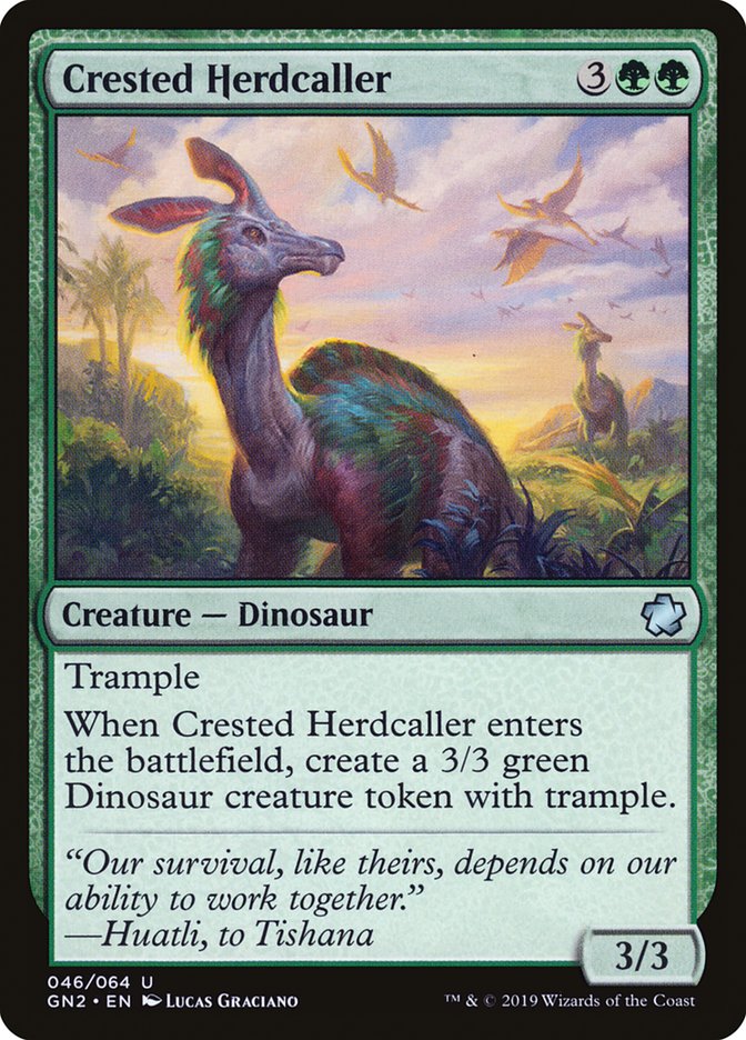 Crested Herdcaller [Game Night 2019] | Deep Dive Games St. Marys