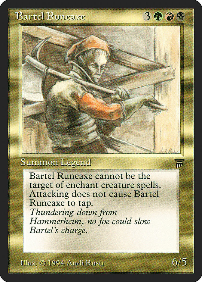 Bartel Runeaxe [Legends] | Deep Dive Games St. Marys