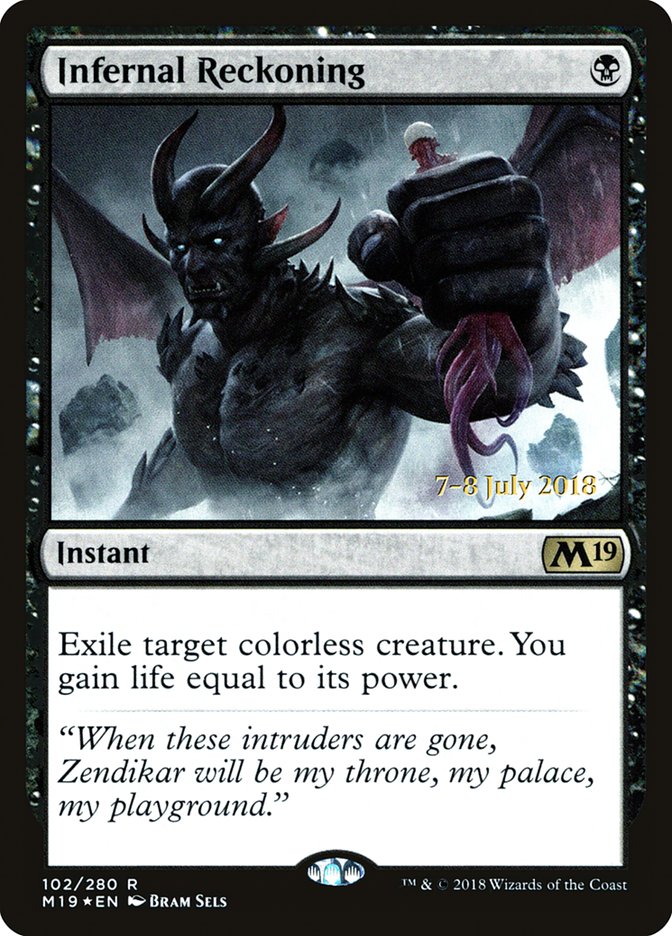 Infernal Reckoning [Core Set 2019 Prerelease Promos] | Deep Dive Games St. Marys