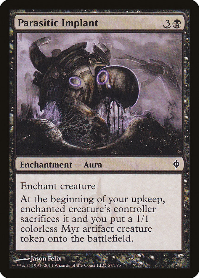 Parasitic Implant [New Phyrexia] | Deep Dive Games St. Marys