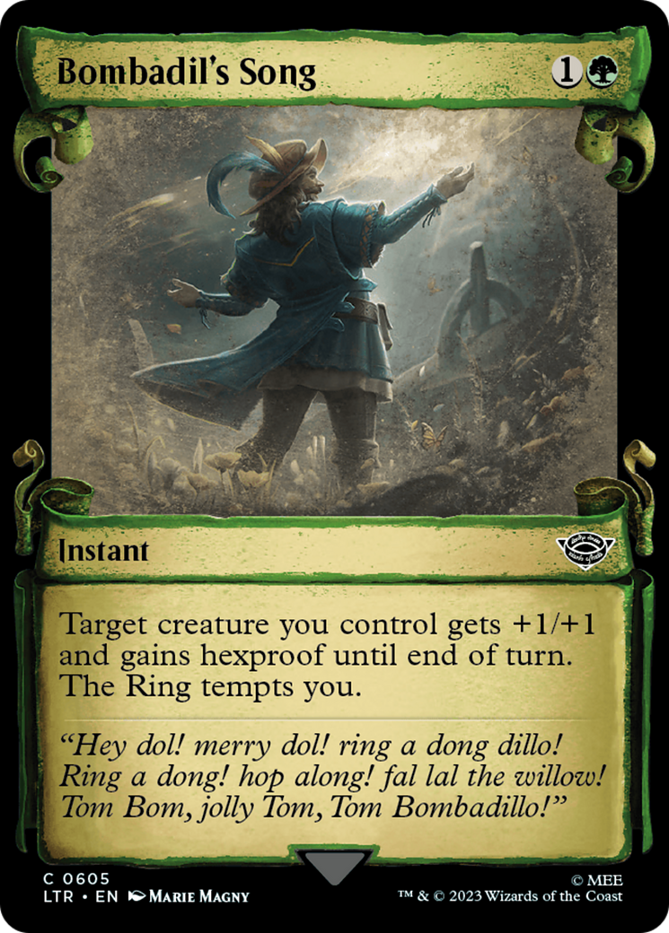 Bombadil's Song [The Lord of the Rings: Tales of Middle-Earth Showcase Scrolls] | Deep Dive Games St. Marys