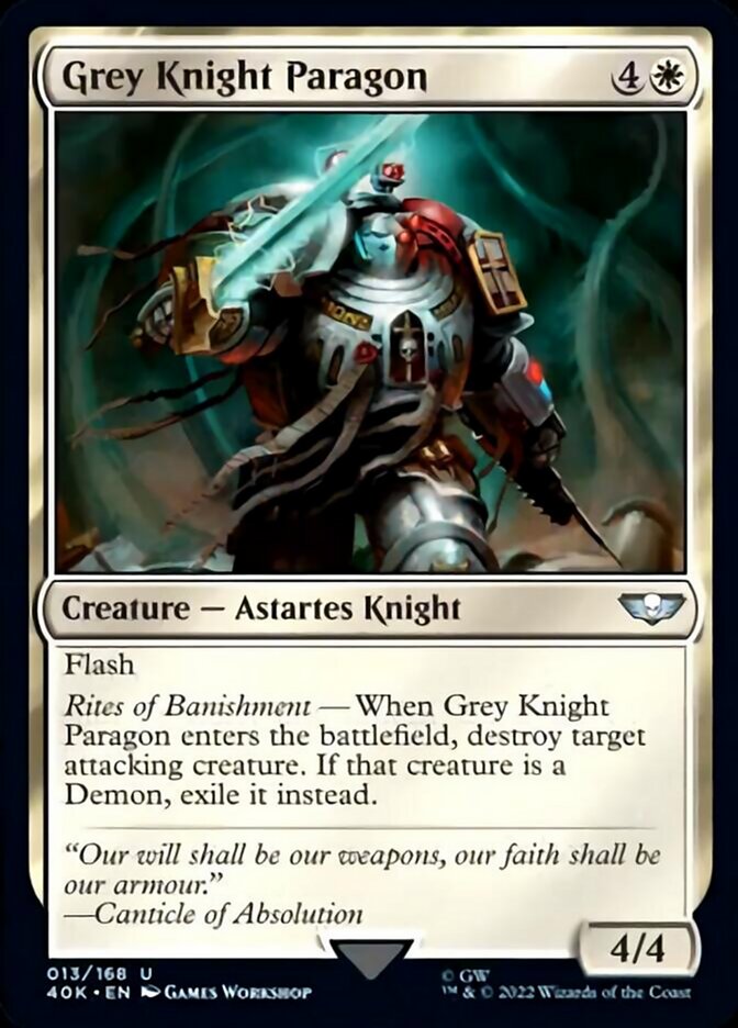Grey Knight Paragon (Surge Foil) [Warhammer 40,000] | Deep Dive Games St. Marys