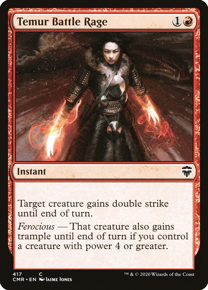 Temur Battle Rage [Commander Legends] | Deep Dive Games St. Marys