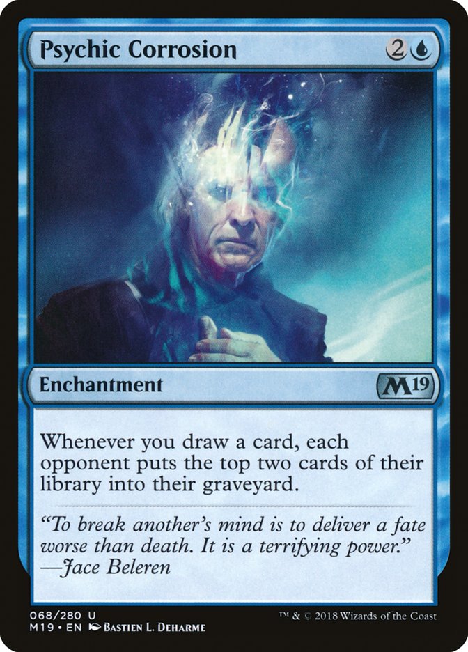 Psychic Corrosion [Core Set 2019] | Deep Dive Games St. Marys