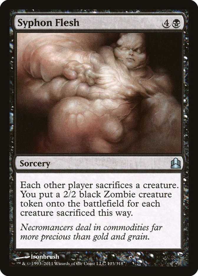 Syphon Flesh [Commander 2011] | Deep Dive Games St. Marys