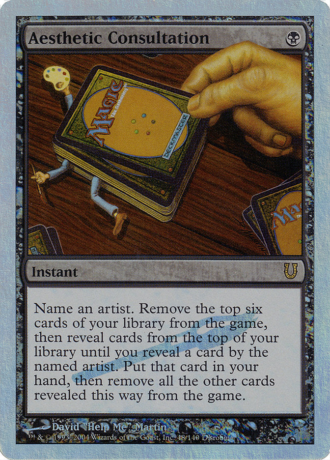 Aesthetic Consultation (Alternate Foil) [Unhinged] | Deep Dive Games St. Marys