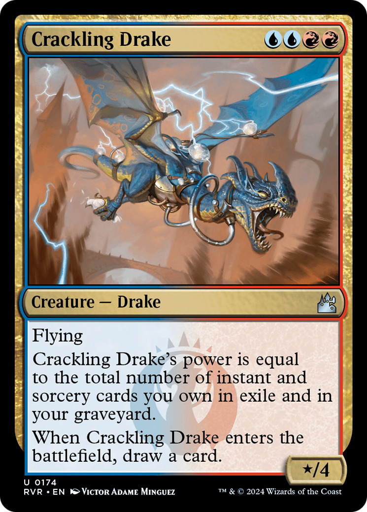 Crackling Drake [Ravnica Remastered] | Deep Dive Games St. Marys