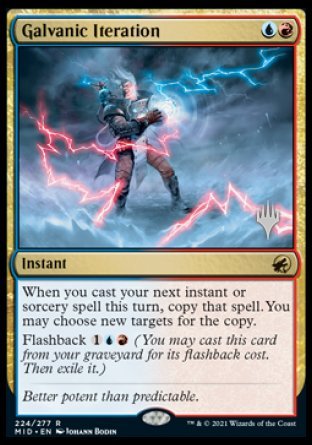 Galvanic Iteration (Promo Pack) [Innistrad: Midnight Hunt Promos] | Deep Dive Games St. Marys