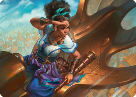 Talas Lookout Art Card [Dominaria United Art Series] | Deep Dive Games St. Marys