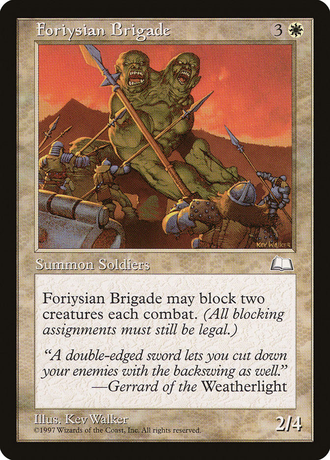 Foriysian Brigade [Weatherlight] | Deep Dive Games St. Marys