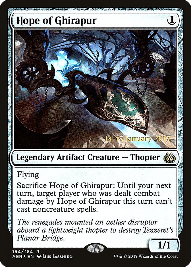 Hope of Ghirapur [Aether Revolt Prerelease Promos] | Deep Dive Games St. Marys