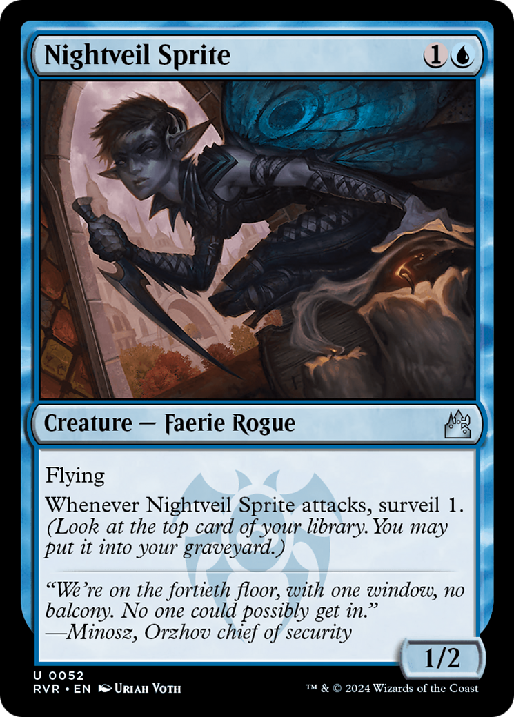 Nightveil Sprite [Ravnica Remastered] | Deep Dive Games St. Marys