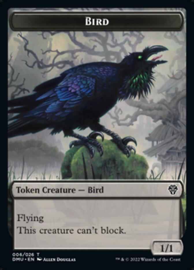 Bird Token (006) [Dominaria United Tokens] | Deep Dive Games St. Marys
