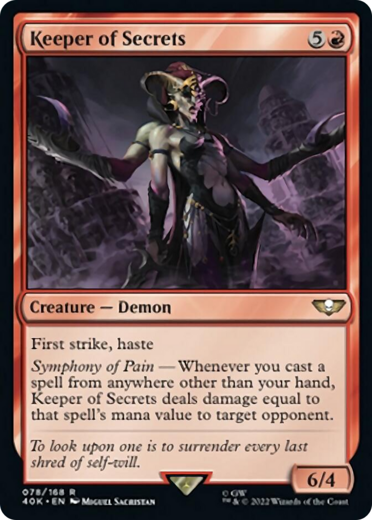 Keeper of Secrets (Surge Foil) [Warhammer 40,000] | Deep Dive Games St. Marys