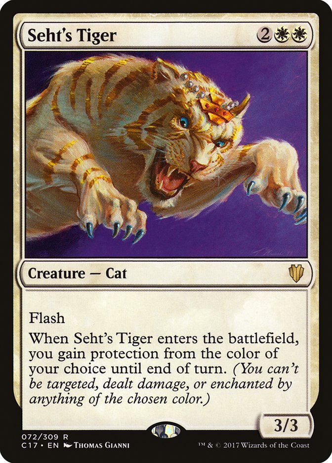 Seht's Tiger [Commander 2017] | Deep Dive Games St. Marys