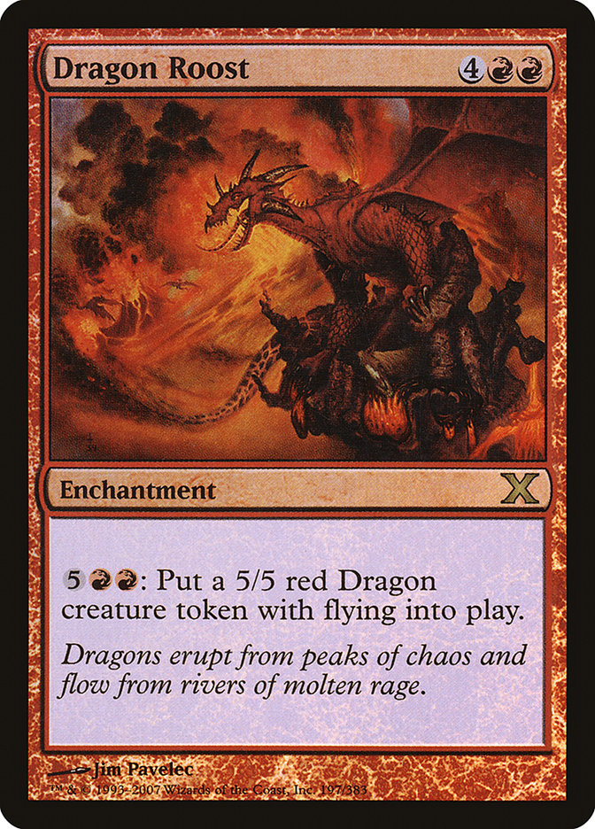 Dragon Roost (Premium Foil) [Tenth Edition] | Deep Dive Games St. Marys