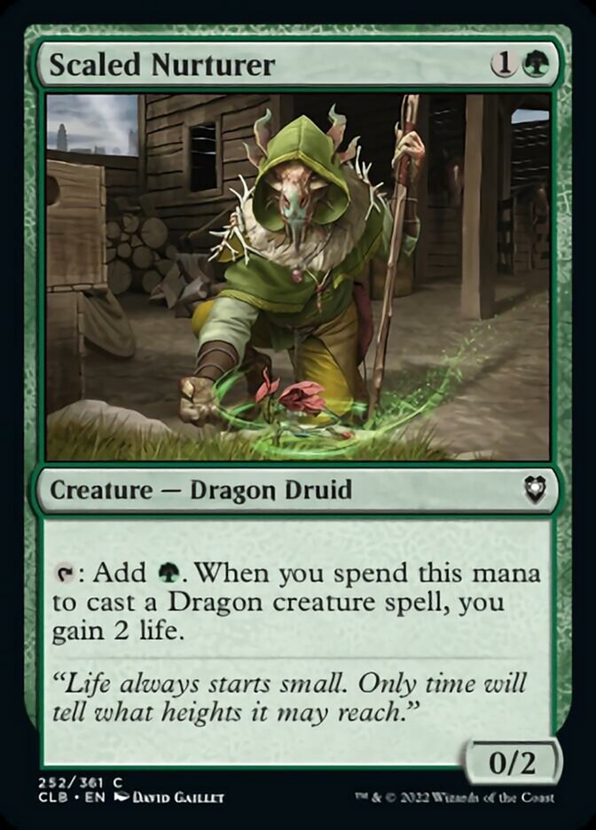 Scaled Nurturer [Commander Legends: Battle for Baldur's Gate] | Deep Dive Games St. Marys