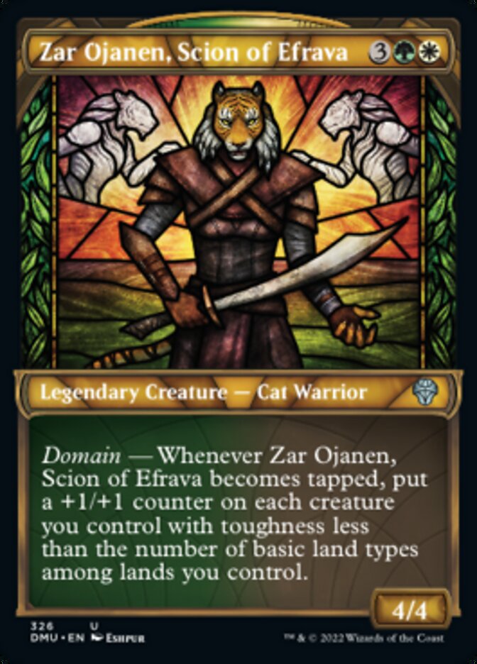 Zar Ojanen, Scion of Efrava (Showcase) [Dominaria United] | Deep Dive Games St. Marys