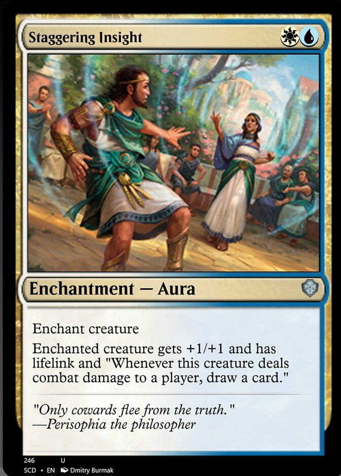 Staggering Insight [Starter Commander Decks] | Deep Dive Games St. Marys