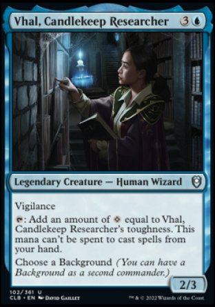 Vhal, Candlekeep Researcher [Commander Legends: Battle for Baldur's Gate] | Deep Dive Games St. Marys
