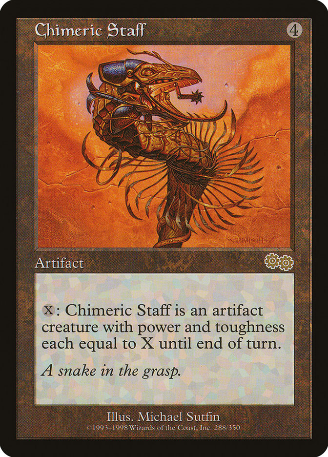 Chimeric Staff [Urza's Saga] | Deep Dive Games St. Marys