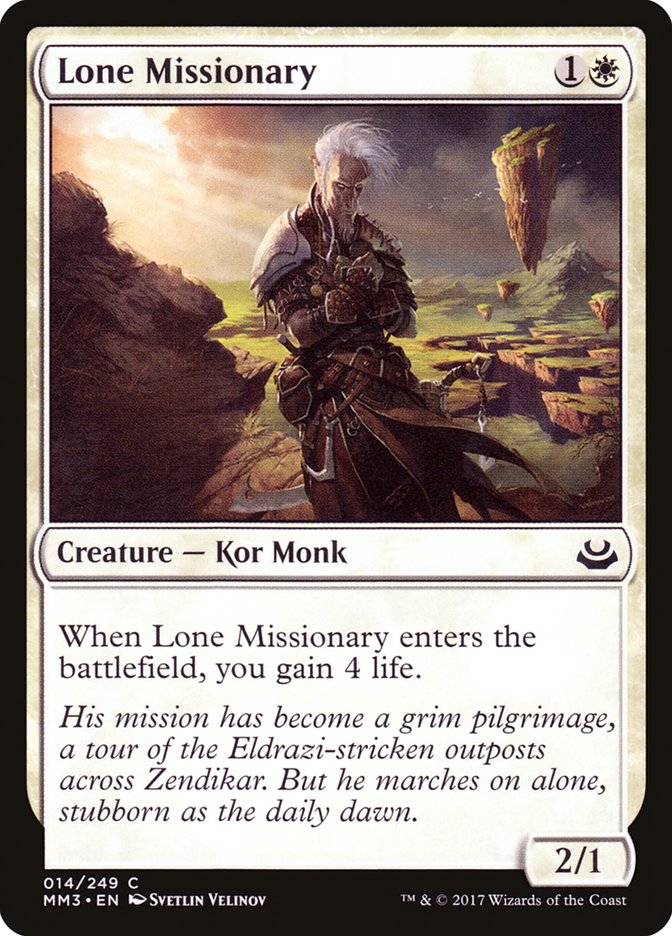 Lone Missionary [Modern Masters 2017] | Deep Dive Games St. Marys