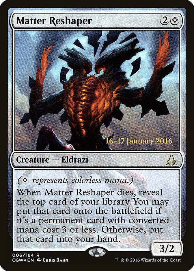 Matter Reshaper [Oath of the Gatewatch Prerelease Promos] | Deep Dive Games St. Marys