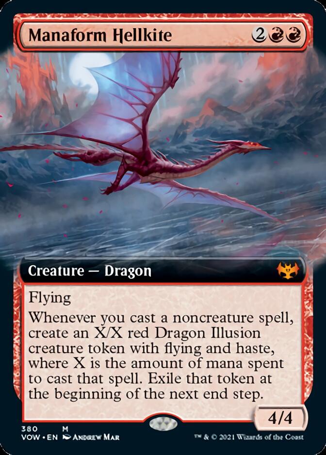Manaform Hellkite (Extended Art) [Innistrad: Crimson Vow] | Deep Dive Games St. Marys