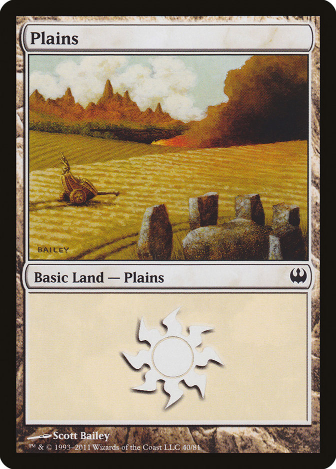 Plains (40) [Duel Decks: Knights vs. Dragons] | Deep Dive Games St. Marys