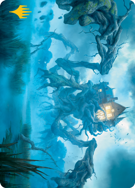 Creeping Inn Art Card (Gold-Stamped Signature) [Innistrad: Midnight Hunt Art Series] | Deep Dive Games St. Marys