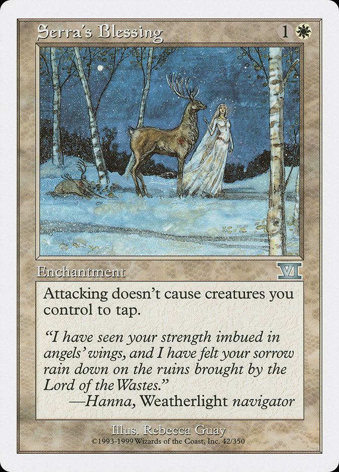 Serra's Blessing [Classic Sixth Edition] | Deep Dive Games St. Marys