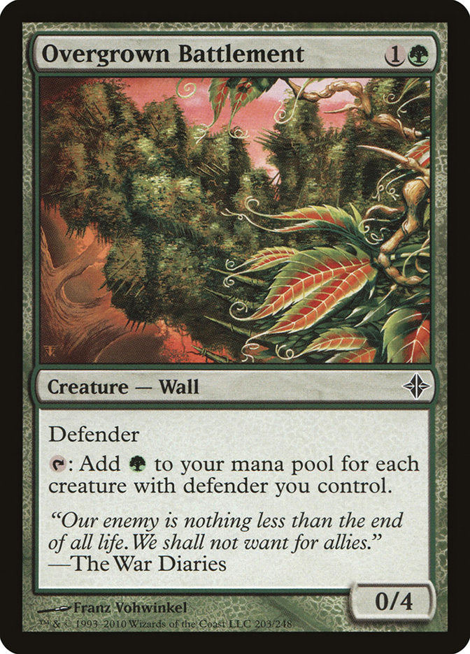 Overgrown Battlement [Rise of the Eldrazi] | Deep Dive Games St. Marys